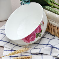 Fine Bone China Salad Cutter Bowl Chinese Ceramic Bowls for Food Porcelain Bowls Soup for Dinner Chinese Noodle Bowl