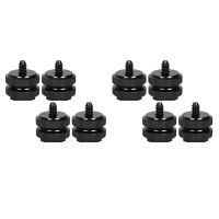 Camera Hot Shoe Mount to 1/4Inch-20 Tripod Screw Adapter,Flash Shoe Mount for DSLR Camera Rig (Pack of 8)