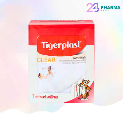 TIGERPLAST CLEAR (กล่อง10ซอง) พลาสเตอร์พลาสติก ใส