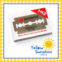 ของแท้จากบริษัท!! ใบมีดโกน DORCO Stainless Blade 2 คม กล่องเล็ก 20 Packets x 5 ใบมีด