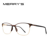 MERRYS DESIGN Women Retro Fashion Glasses Frame Ultralight Eye Myopia Prescription Eyeglasses Acetate Glasses Legs S2680