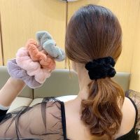 6 Colors Korean INS Style Warm Soft Furry Elastic Hair Band / Ladies Large Intestine Hair Scrunchies / Fairy Hair Rope / Ponytail Holder Hair Accessories