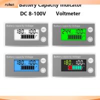 RUHAN จอ LCD แสดงผล ตัวแสดงความจุแบตเตอรี่ DC8-100V ลิเธียม LiFePO4เซลล์ตะกั่วกรด มิเตอร์ไฟฟ้ามิเตอร์ ที่มีคุณภาพสูง มืออาชีพอย่างมืออาชีพ โวลต์มิเตอร์แบบดิจิตอล