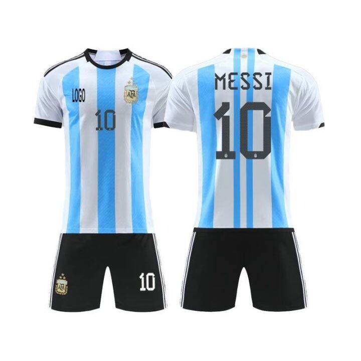 3-star-lionel-messi-argentina-national-team-home-and-away-2022-10-jersey-adult-childrens-game-of-football-clothing-customization