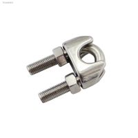 ♞▩ 5 pcs per lot Wire Rope Clip 316 Stainless Steel Wire Rope Grip Cable Clamps 10mm