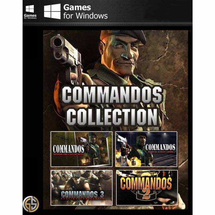 Commandos Collection PC Game (for any Windows Laptop or Desktop