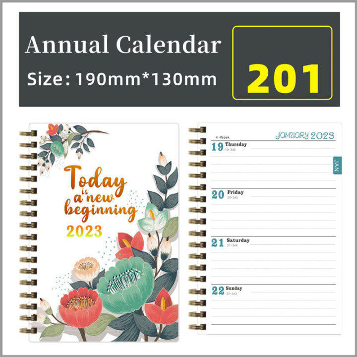 2023-diary-time-management-monthly-agenda-office-organizer-planner-weekly-daily-calendar