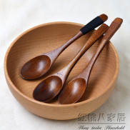 Thìa gỗ tự nhiên, muỗng gỗ ăn cơm, pha cafe, ăn súp phong cách Nhật Bản