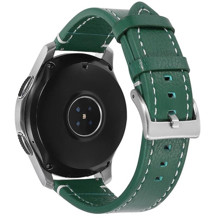 handmade-หนังลูกวัวสายนาฬิกา-18-มม-19-มม-20-มม-21-มม-22-มม-24-มม-สำหรับ-samsung-smart-watch-band-อุปกรณ์เสริม