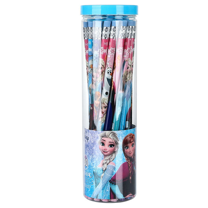 pencil-frozen-princess-school-supplies-kawaii-papeleria-stationery-store-pen-30pcsset-original