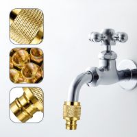 Garden Hose Quick Connector 1/2 Inch GHT Brass Easy Connect Fitting Yard Tool Universal Faucet Adapter Water Quick Coupling