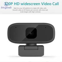 720P เว็บแคมในตัวไมโครโฟน HD โฟกัสอัตโนมัติ USB กล้องเว็บแคม Plug N Play