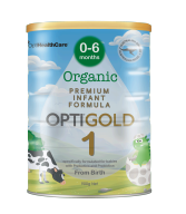 Sữa bột Organic cho trẻ từ 0-6 tháng tuổi Optigold Organic Infant Formula thumbnail