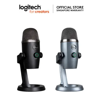 Logitech Blue Yeti Premium USB Gaming Microphone for Streaming, Blue VO!CE  Software, PC, Podcast, Studio, Computer Mic, Exclusive Streamlabs Themes,  Special Edition Finish - White Mist 