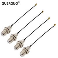 10PCS F Male to u.FL/IPX/IPEX1/IPEX4 MHF4 Female Jack Pigtail RF1.13 RG 178 RF Coaxial Cable 3G Antenna Extension Cord Wire