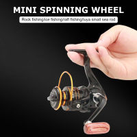 Mini Spinner Reel Bearings 5.21 Outdoor Ice Sea Metal Spool Fishing Gear for Ocean Rock Boat River Stream Fishing