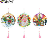 DiaPai Christmas Diamond Painting 5d Cartoon Special Shaped Diamond Embroidery With Frame Art Kits Decorations Home Gift