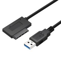 USB3.0 to Mini Sata II 7 6 13Pin Adapter SATA Converter Cable for Laptop CD/DVD ROM Slimline Drive USB 3.0 SATA Hard Drive Cable