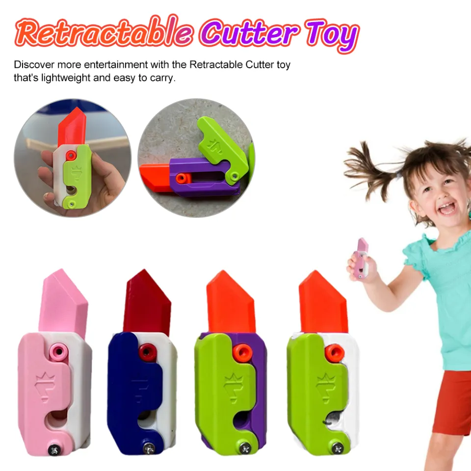 Ahhkawaii】Capybara Anti-Gravity Cartoon 3D Printed Radish Knife Toy