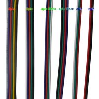 5~100 meters 2pin 3pin 4pin 5Pin 6pin 22 AWG Extension Electric Wire Cable Led Connector For 5050 3528 RGBW RGB CCT LED Stirp Watering Systems Garden