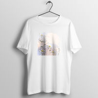 Mytee100% Cotton T Shirt Women Korean Cotton Oversized Tee Image Daisy Print Loose BF Wind Graphic Tee