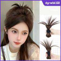 DYRWBK168 Chignon กรงเล็บผมสังเคราะห์ หางม้าสูง ผูกครึ่งเดียว คลิปหนีบผม ของใหม่ สไตล์ Y2K วิกผมหัวยา สำหรับผู้หญิง