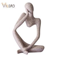 Vilead นอร์ดิกบทคัดย่อประติมากรรมนักคิดรูปปั้นเรซิ่นผู้หญิงหุ่นสำนักงานอุปกรณ์ตกแต่งบ้านตกแต่งงานฝีมือศิลปะสมัยใหม่