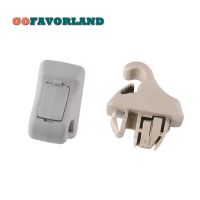 Gray Or Beige Car Sun Visor Hook Clip Bracket MR779704 MR779705 For Mitsubishi Pajero Montero MK3 2000 2006 V73 V77 V93 V97