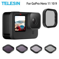 ESIN ND16 ND32 CPL เลนส์กรองกรอบอลูมิเนียมสำหรับ GoPro ฮีโร่11 10 9 Gopro9 Gopro10กล้อง ND CPL เลนส์ A Ccessoreis