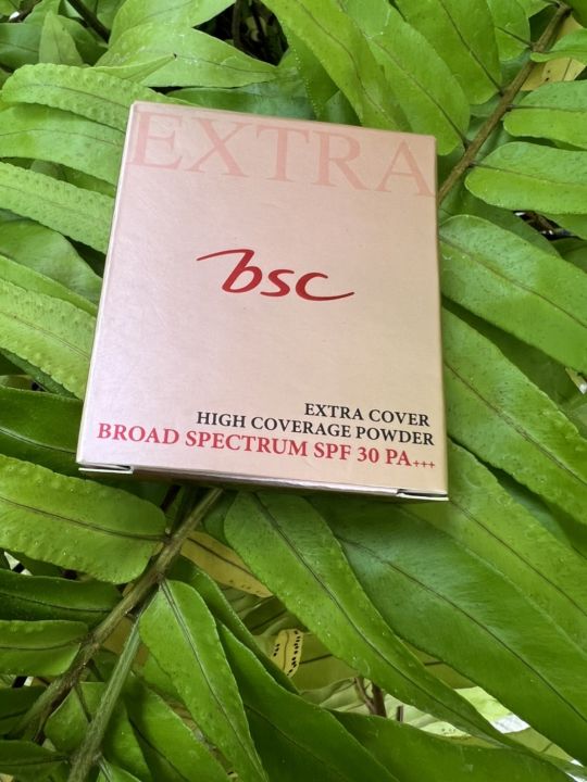 พร้อมส้ง-ของแท้100-แป้งbsc-extra-cover-high-coverage-spf-30-pa-10-5g-และ-แป้งbsc-c-cover-light-powder-spf25-pa-10g-ขนาดรีฟิล