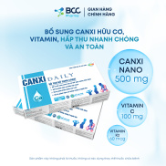 Sản phẩm Canxi Daily bổ sung canxi hữu cơ nano cho xương chắc khỏe hộp 40