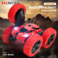 HIMISS TOY RC รถ RC 2.4G 4WD สตันท์ดริฟท์รถดริฟต์โรลกี้โรลรถพลิกได้360องศาโมเดลรถตีนตะขาบหินความเร็วสูง