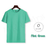 เสื้อยืดสีพื้น เสื้อคอกลม เสื้อยืดคอกลม T-Shirt ผ้าCotton (สีเขียวมิ้น)