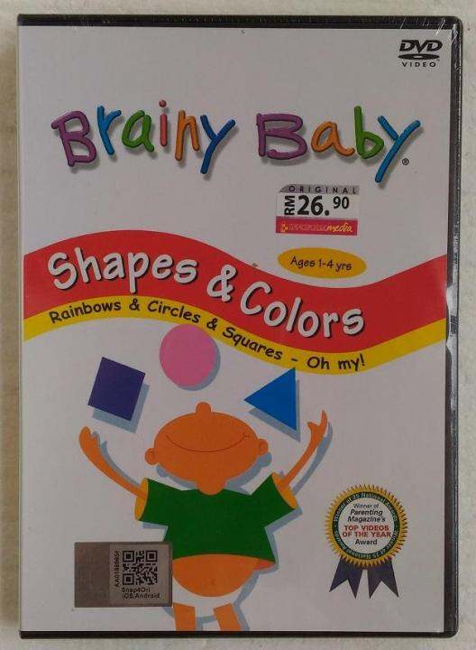 Brainy Baby Shapes & Colors DVD Children Educational Learning Series ...