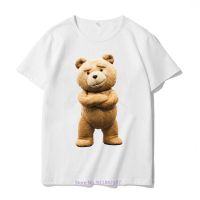 น่ารักลำลองภาพยนตร์ Ted 2 Harajuku กราฟิกเสื้อ T สั้นแขนเสื้อ Tees Tops ฤดูร้อน O-Neck เสื้อยืด Streetwear ผู้ชายเสื้อผ้า