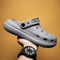 Summer new mens sandals leisure garden shoes mens style outdoor slippers breathable Croc men platform beach men