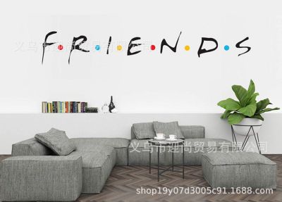 [COD] Factory wholesale FRIENDS wall stickers decoration living room bedroom can be removed large favorably