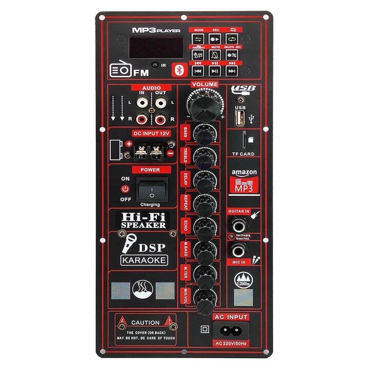 12V 220V Bluetooth Digital 150W Amplifier Board for 612 Inch Speaker