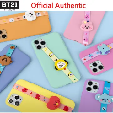  BT21 Baby Series SHOOKY Character Small Coin Purse Pouch ID  Card Wallet with Lanyard, Brown : Clothing, Shoes & Jewelry