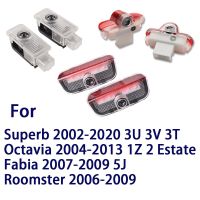 ไฟ Led 2ประตูรถยนต์สำหรับ Skoda 3U เยี่ยม3T Roomster Old A7 Octavia Octavia Octavia 2 3 Skoda ยินดีต้อนรับไฟเครื่องฉายแสง