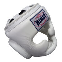 Windy Head guards HP-2 White ( S,M,L,XL) Protector for Training เฮดการ์ด วินดี้ สปอร์ต สีขาว ใช้ป้องกันศรีษะ ทำจากหนังแท้ ผลิตในประเทศไทย