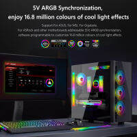 COOLMOON GT8แนวนอน GPU สนับสนุน5โวลต์ ARGB ยึดคอมพิวเตอร์การ์ดยืน GPU H Older สำหรับ gigabyteasrock เมนบอร์ด