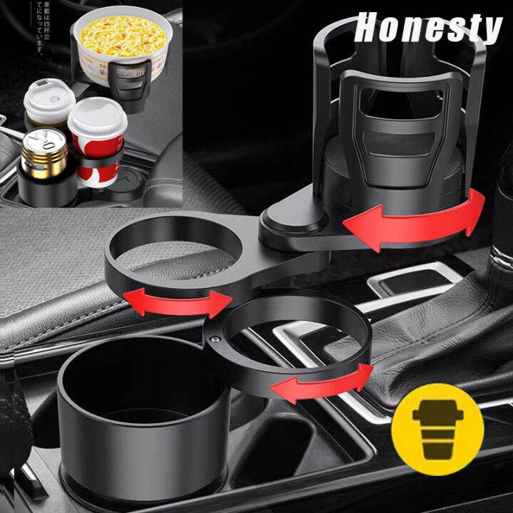 Car water cup holder 4 in 1 multifunctional beverage rack shelf ashtray