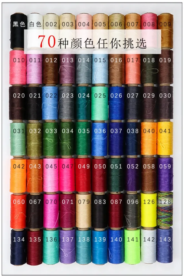 22 Colors 150D Waxed Polyester Thread,leather Sewing Thread