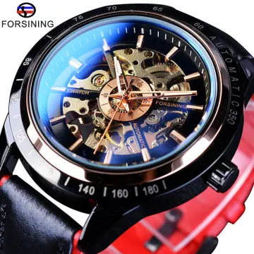 Amazon.com: FORSINING Vintage Watch for Men Engraved Automatic Self-Wind  Mechanical Big Dial Luminous Moon Phase Golden Hollow Tattoo Pattern Wrist  Watches, Mechanical : Clothing, Shoes & Jewelry