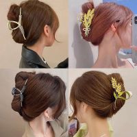 【YF】▽♙☑  Hair Clip Metal Barrette Hairpins Rhinestones Fashion Alloy Claws Ponytail Accessories Headwear