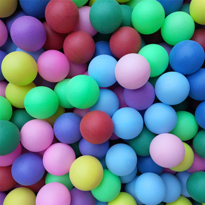 ลูกปิงปอง10/15ชิ้นสีเพื่อความบันเทิงลูกบอลลายกีฬาปิงปองขนาด40มม. สีผสมสำหรับเกมการเสี่ยงโชคอุปกรณ์กิจกรรมกลางแจ้ง