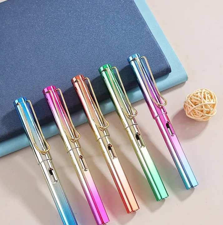 orthopedic-penholder-stainless-steel-pencil-holder-replaceable-pencil-tip-infinite-writing-pencil-portable-cap-pen-portable-capped-pencil