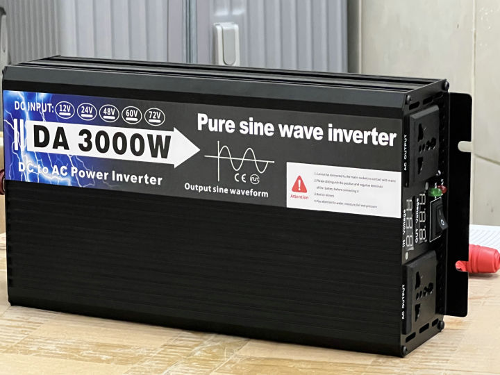 อินเวอร์เตอร์-เพียวซายเวฟ-3000w-รุ่น12v-24v-เพรียวซายเวฟของอินเวอร์เตอร์-pure-sine-wave-inverter-ราคาโรงงาน-พร้อมส่งจากไทย-ye