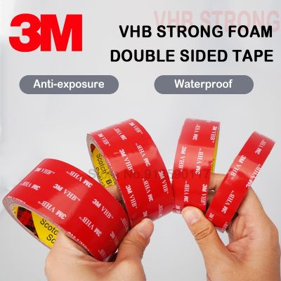 ❃┇■ Waterproof 3M VHB Super Strong Double Sided Tape Car Special Temperature Resistant Strong Tape Home/Office Decor Tape 6/10/40MM